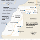 Map of Western Sahara